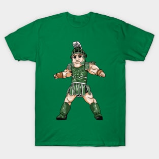 Spartans Michigan State University Sparty Mascot - Collage sports - Drawing style T-Shirt